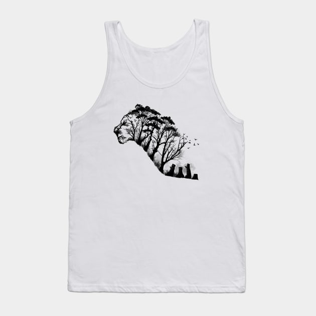 Wild Panther Tank Top by DANDINGEROZZ